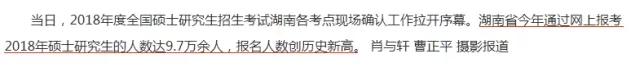 2018考研，你的競爭壓力有多大？